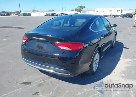 2015 Chrysler 200 Limited z USA, uszkodzony, nr VIN 1C3CCCABXFN552434